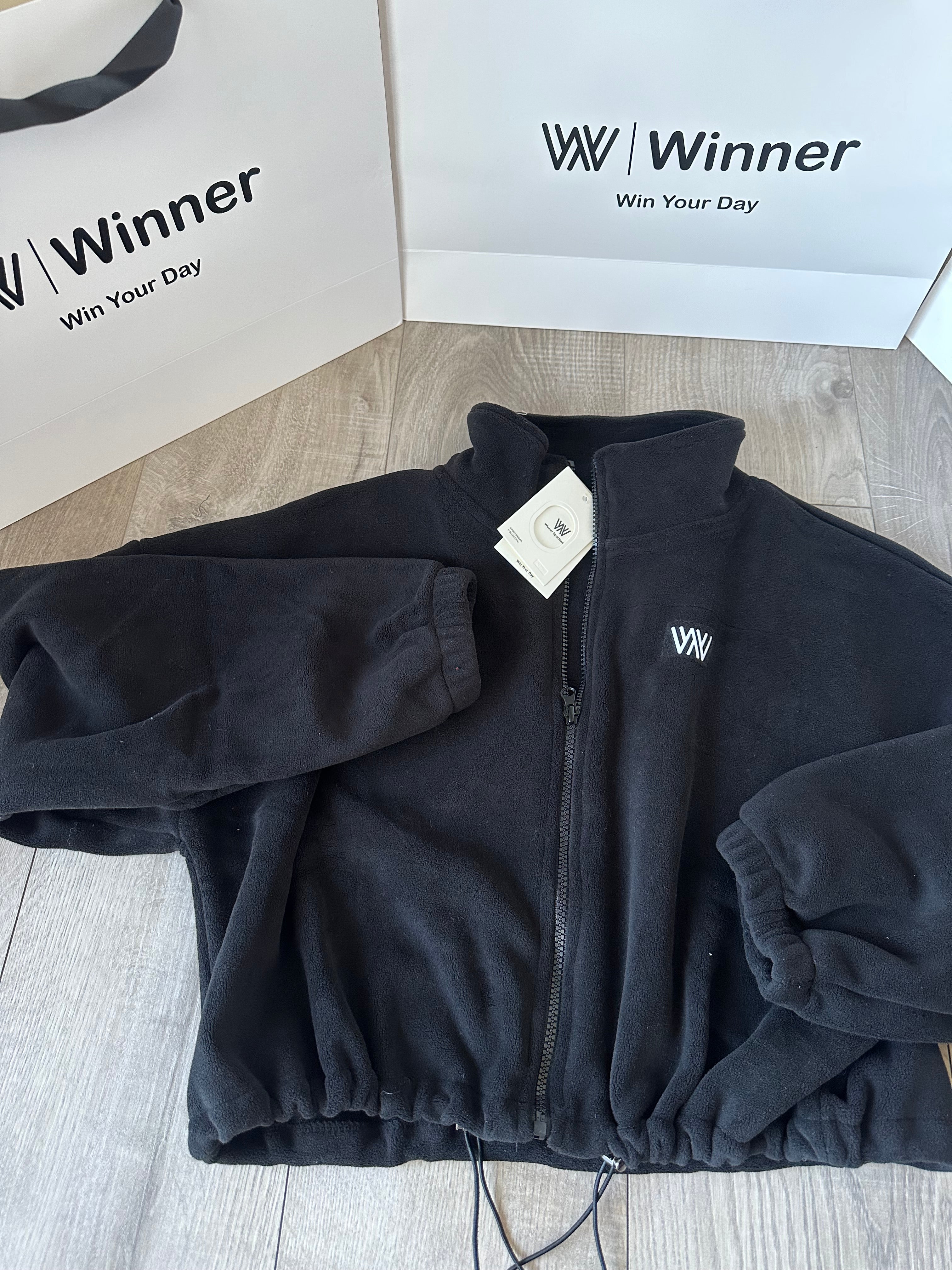Fleece zip-up jacket