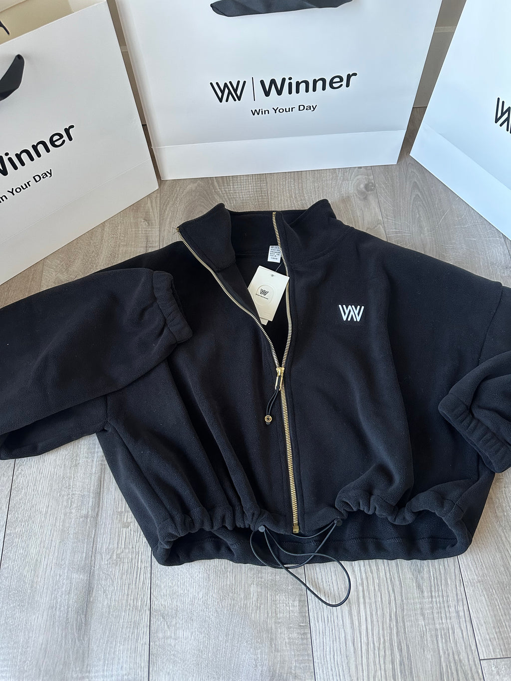 Gold-zip jacket