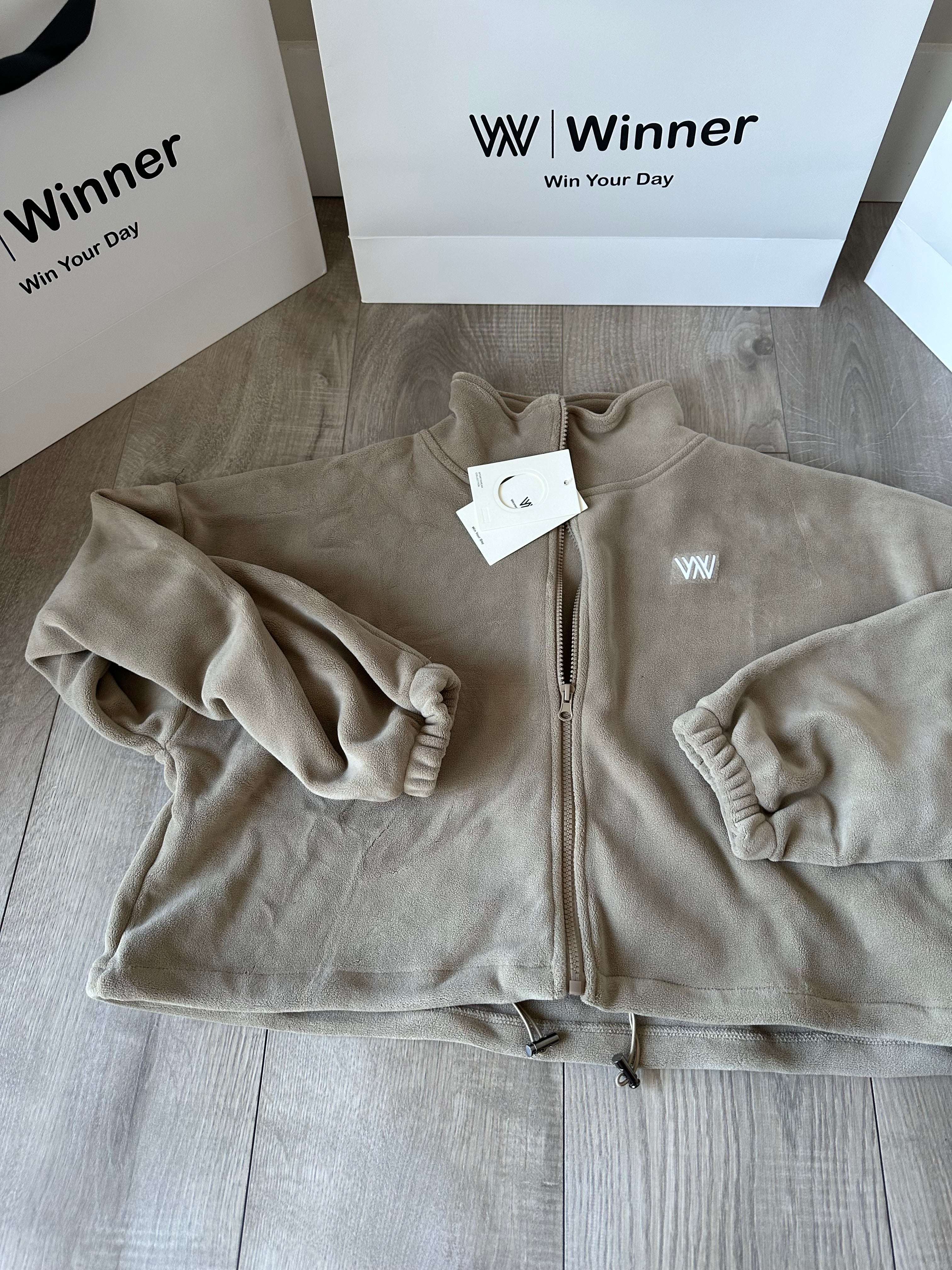 Fleece zip-up jacket