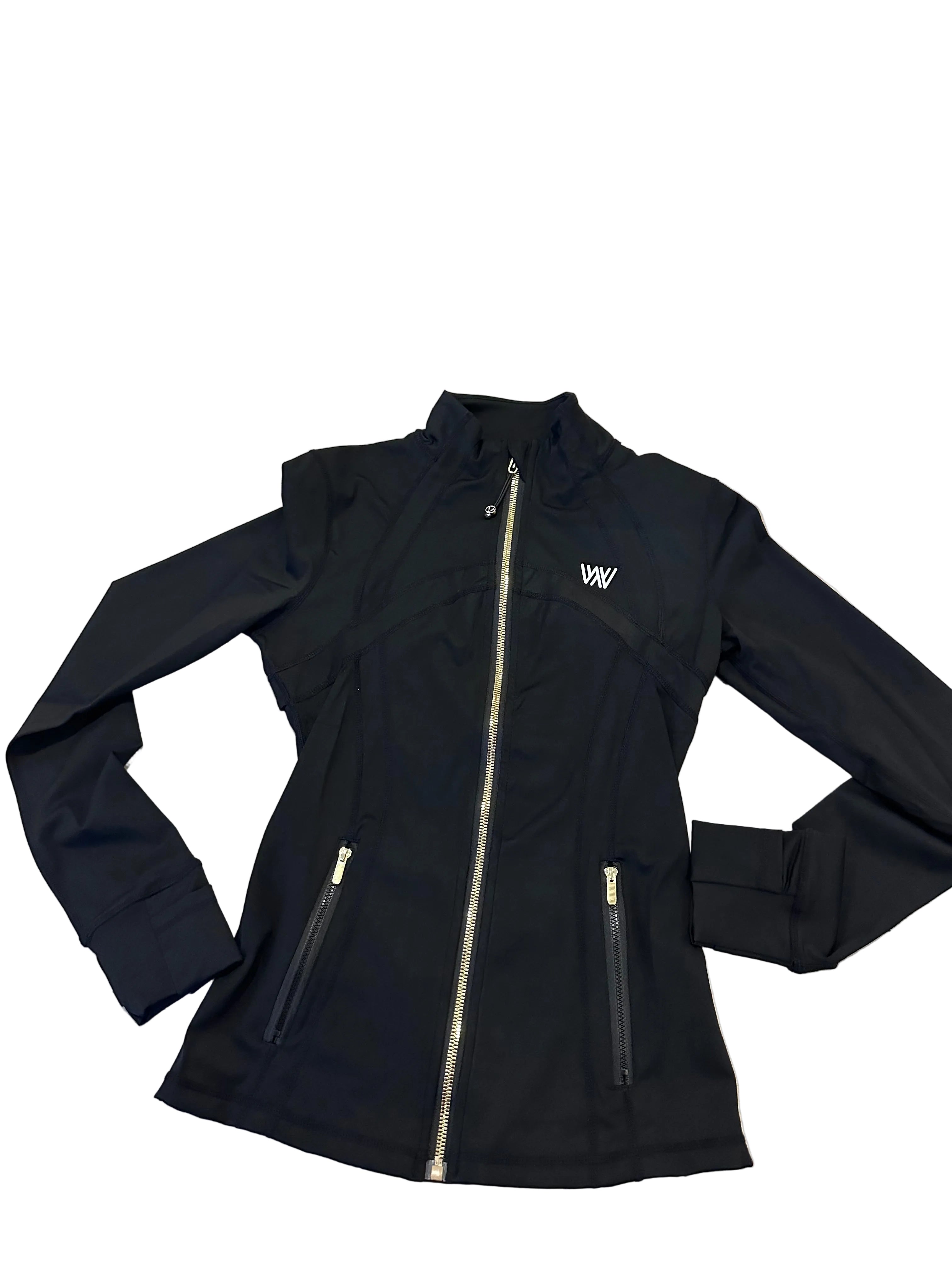 Longer Gold zipper jacket
