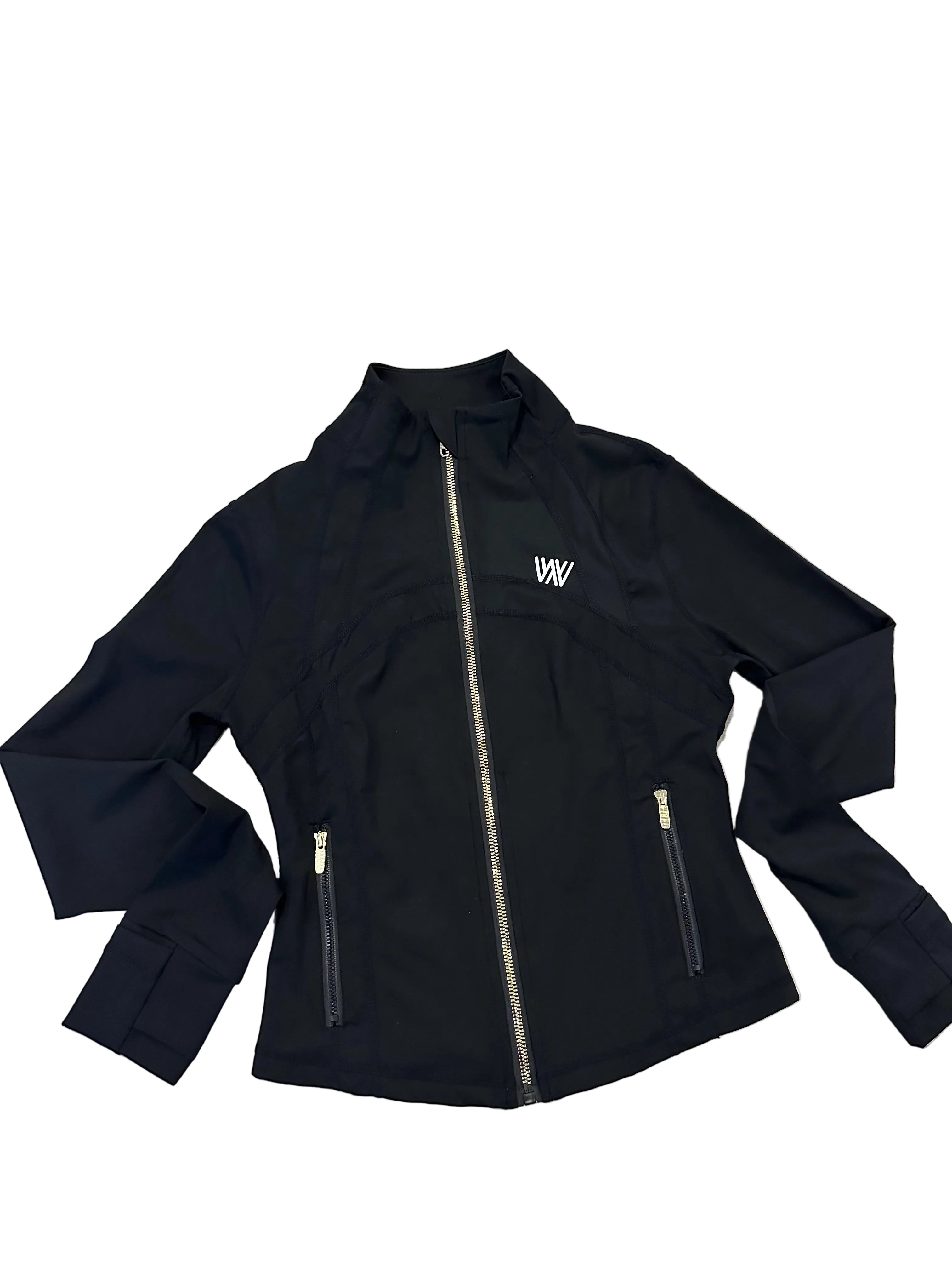 Short Gold zipper jacket