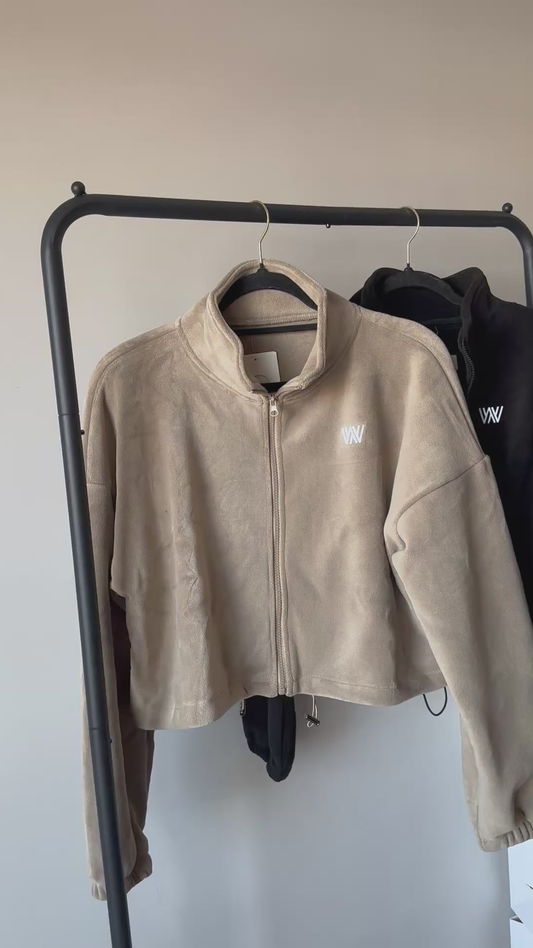 Fleece zip-up jacket